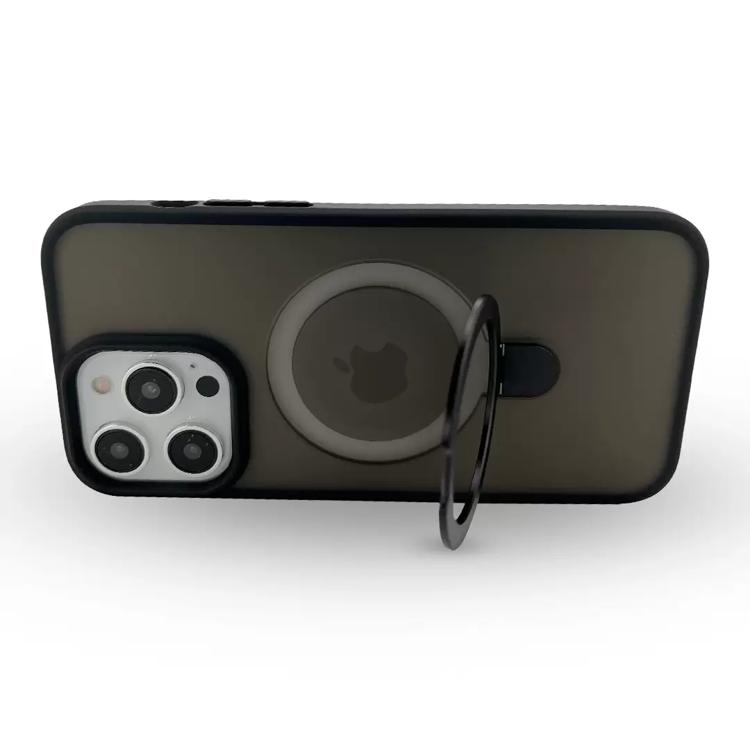 iPhone 15 Pro/iPhone 14 Pro MagSafe Cam Smoke Kickstand Black